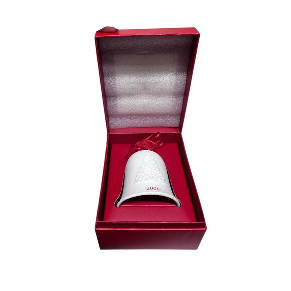 Hallmark Keepsake Porcelain Christmas Bell Ornament 2008 New - Picture 4 of 7